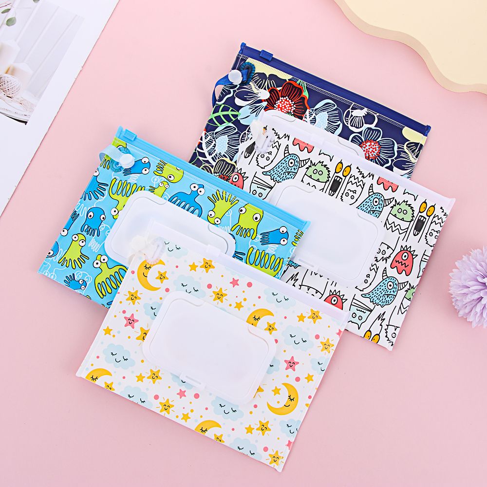 Portable Flip Cover Wet Wipes  - Baby Products Carry Bag 评论和价格
