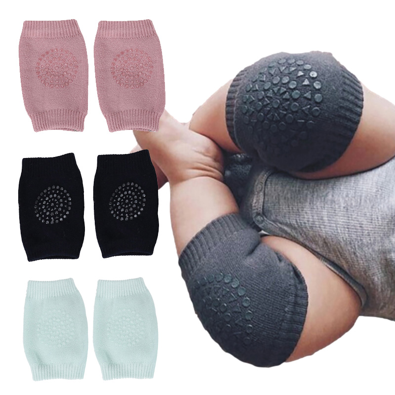 Soft Mesh Terry Baby Leg Warme - Baby Knee Pad Crawling 评论和价格